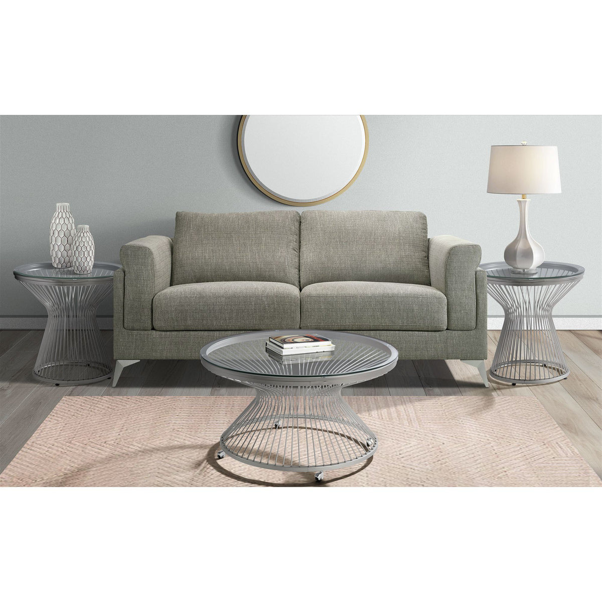 Lavinia Chrome End Table "10MM"