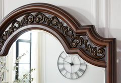 Leahlyn Reddish Brown Bed Mirror