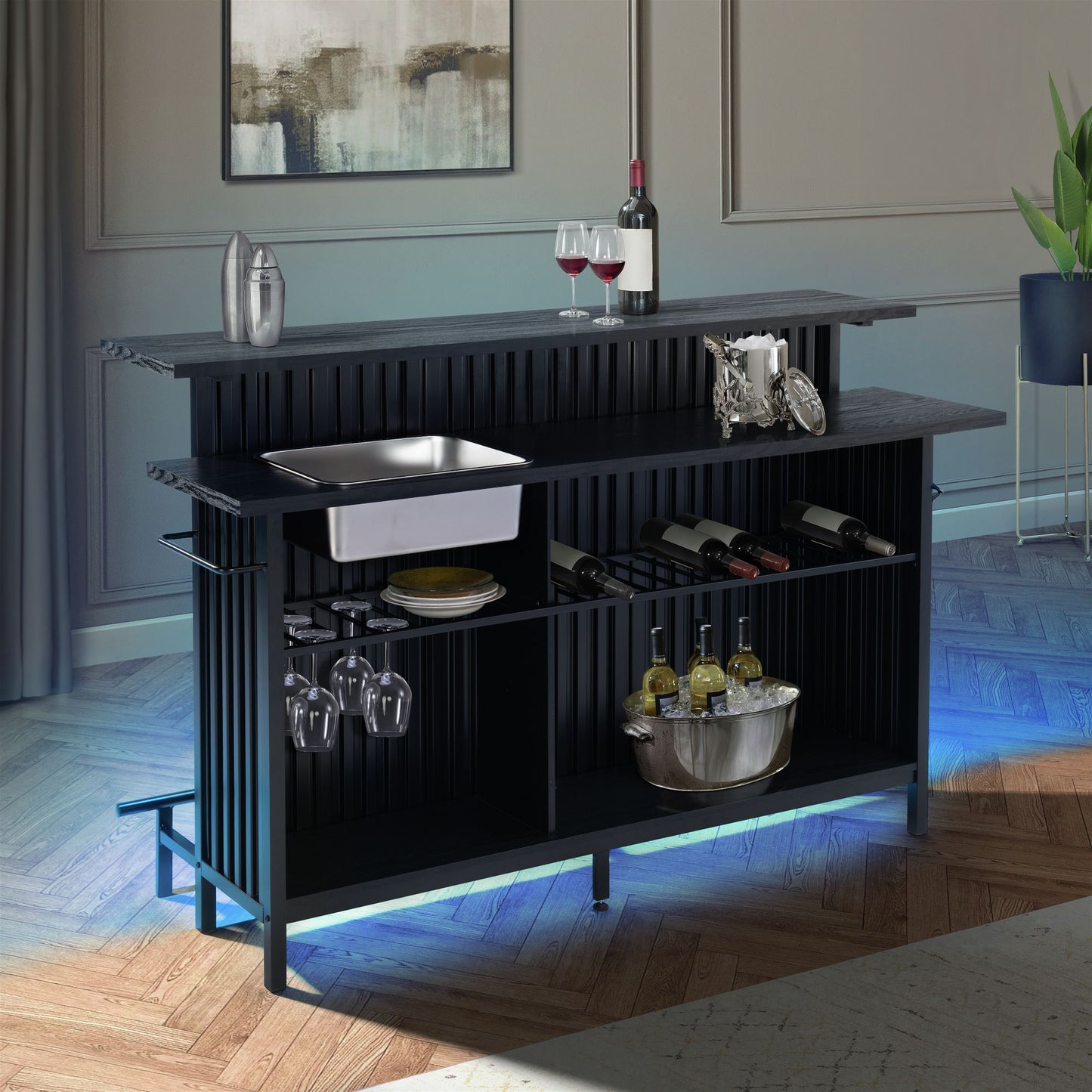 Leilani Bar Table in Black