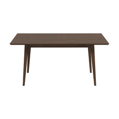 Levi Modern Style Solid Wood Rectangular Dining Kitchen Table 63"