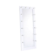 Lindy Floor Mirror With Lights In White