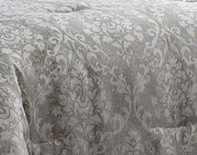 Vintage Medallion 9-Piece Queen Comforter Set in Lisbon Gray