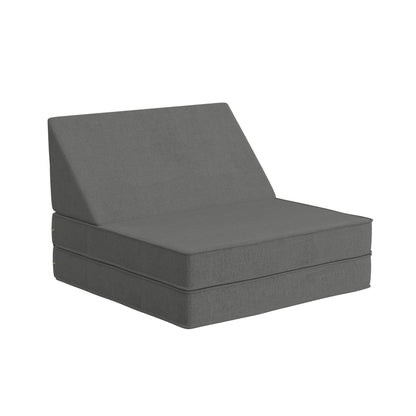 Lofty Convertible Soft Seating 2PC Set in Coastal Graphite
