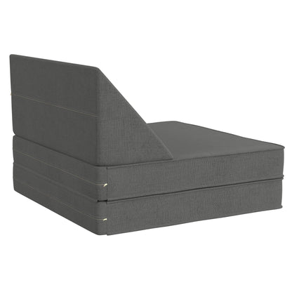 Lofty Convertible Soft Seating 2PC Set in Coastal Graphite