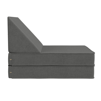 Lofty Convertible Soft Seating 2PC Set in Coastal Graphite