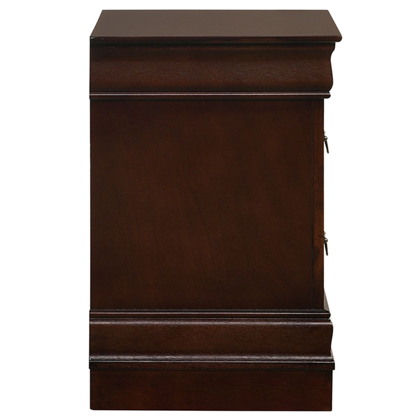 Louis Philippe 2-Drawer Nightstand in Cherry