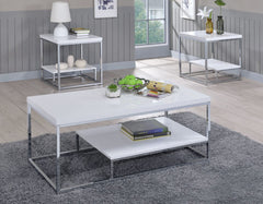 Lucia Cocktail Table, White