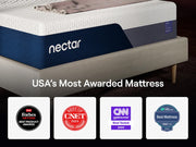 14" Nectar Luxe Memory Foam 5.1 Medium Plush Mattress