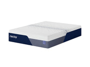 14" Nectar Luxe Memory Foam 5.1 Medium Plush Queen Mattress + Free Adjustable Base