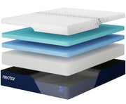 14" Nectar Luxe Memory Foam 5.1 Medium Plush Queen Mattress + Free Adjustable Base