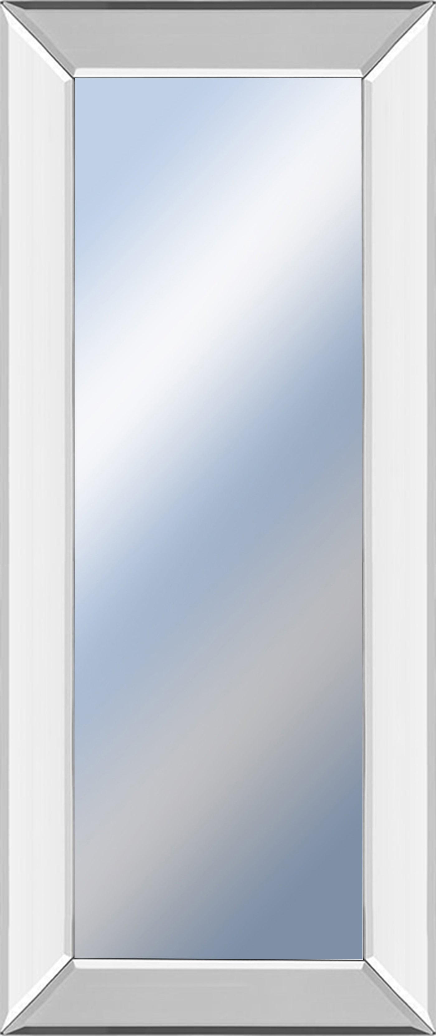 MIRRORED FRAME MIRROR IN MIRRORED FRAME 18x42