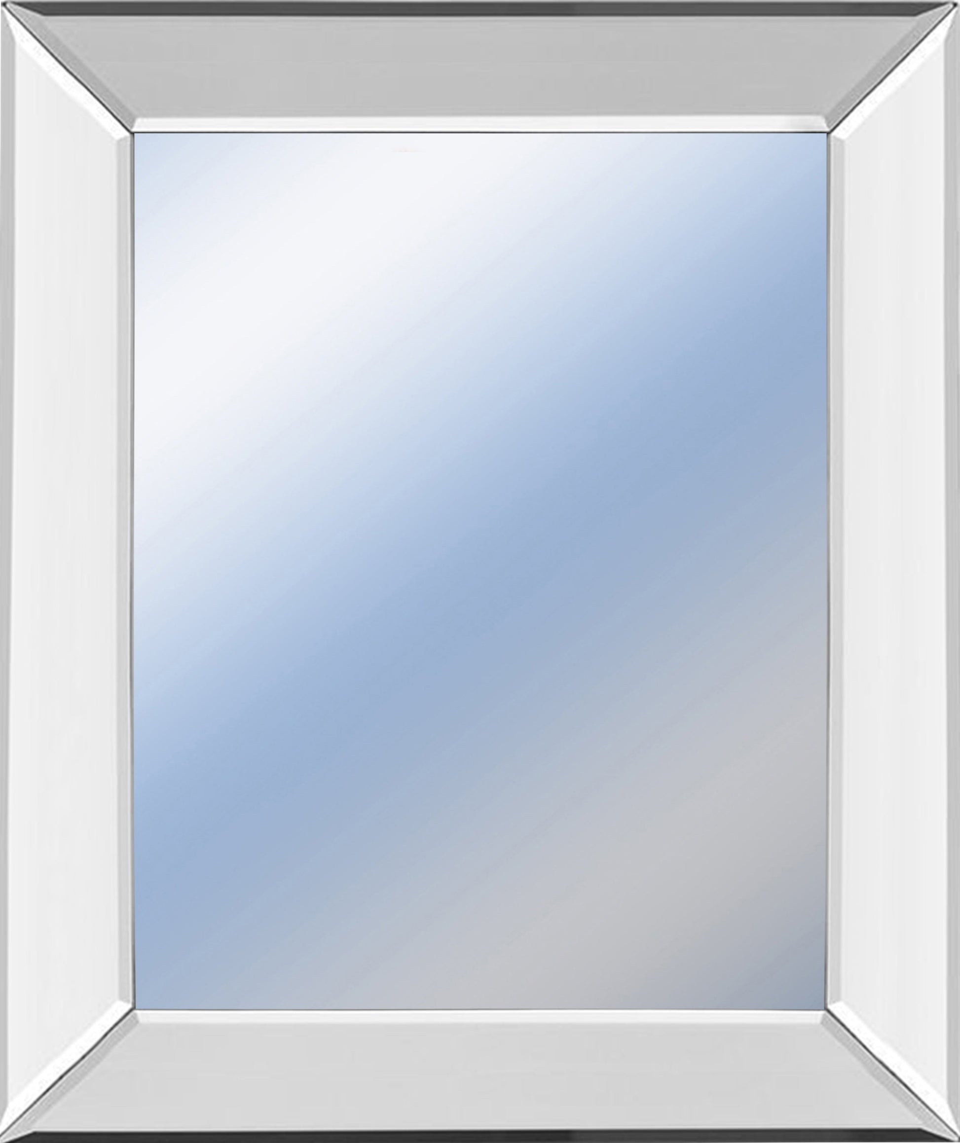 MIRRORED FRAME MIRROR IN MIRRORED FRAME 22x26
