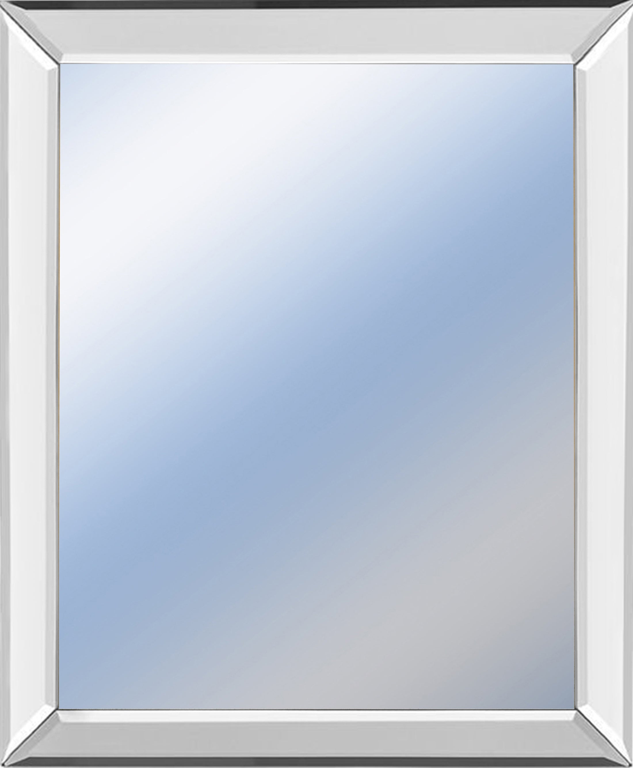 MIRRORED FRAME MIRROR IN MIRRORED FRAME 34x40
