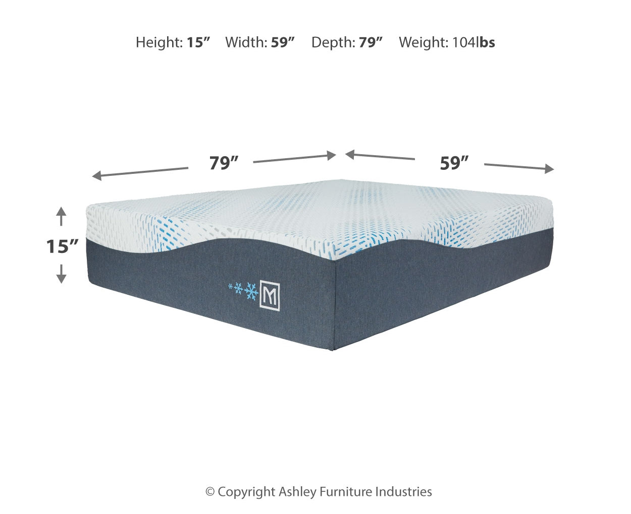 Millennium Luxury Plush Gel Latex Hybrid Queen Mattress