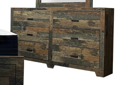 Espejo de parquet Michell II Nogal