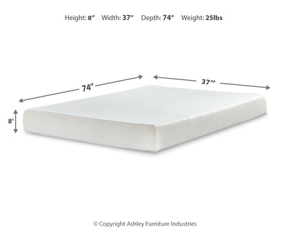 Chime 8 Inch Memory Foam Twin Mattress