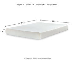 Chime 8 Inch Memory Foam Full Mattress