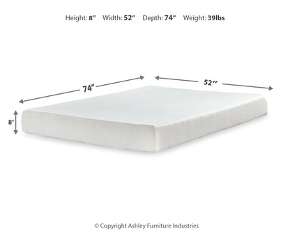 Chime 8 Inch Memory Foam Full Mattress