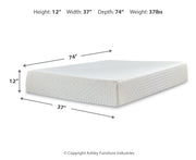 Chime 12 Inch Memory Foam Twin Mattress