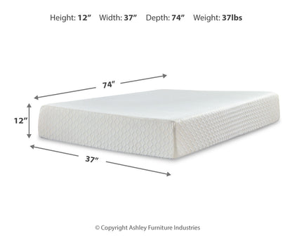 Chime 12 Inch Memory Foam Twin Mattress