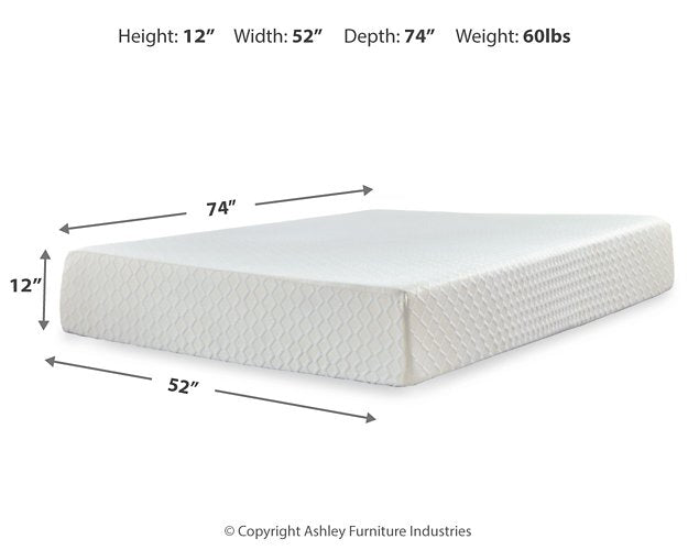 Chime 12 Inch Memory Foam Mattress in a Box