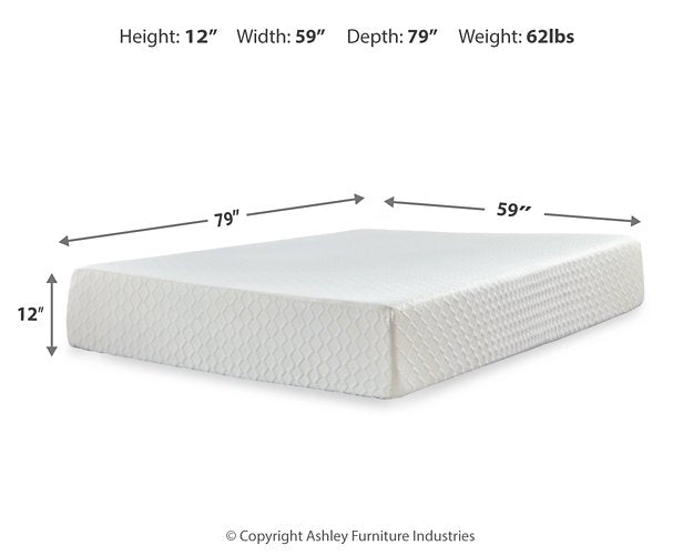 Chime 12 Inch Memory Foam Mattress in a Box
