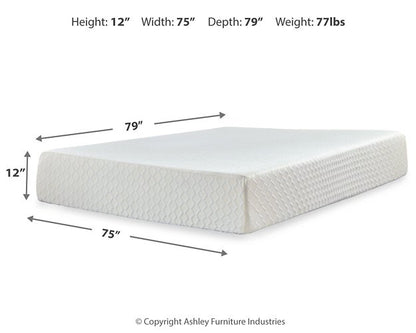 Chime 12 Inch Memory Foam Mattress in a Box