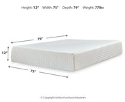 Chime 12 Inch Memory Foam King Mattress