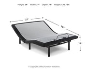 Base ajustable extra larga para cabeza y pies (se requieren 2)
