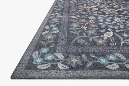 Rifle Paper Co. x Loloi Maison MAO-01 Nightingale Black