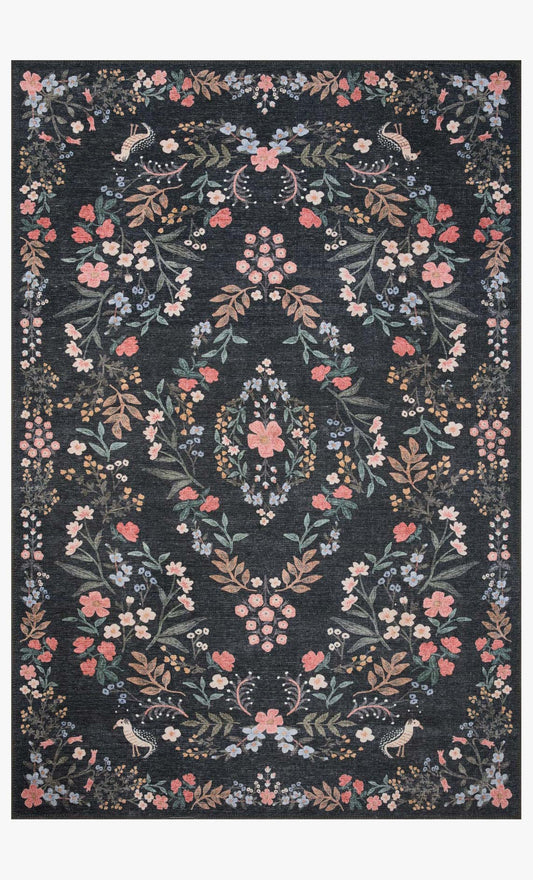 Rifle Paper Co. x Loloi Maison MAO-04 Tuileries Black