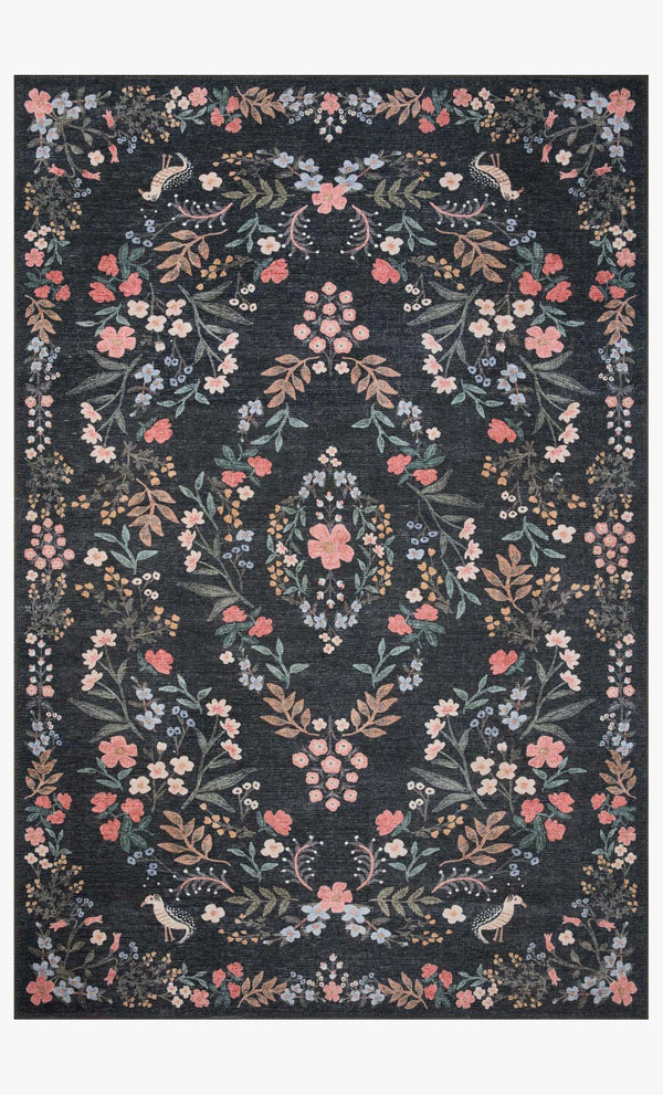 Rifle Paper Co. x Loloi Maison MAO-04 Tuileries Black