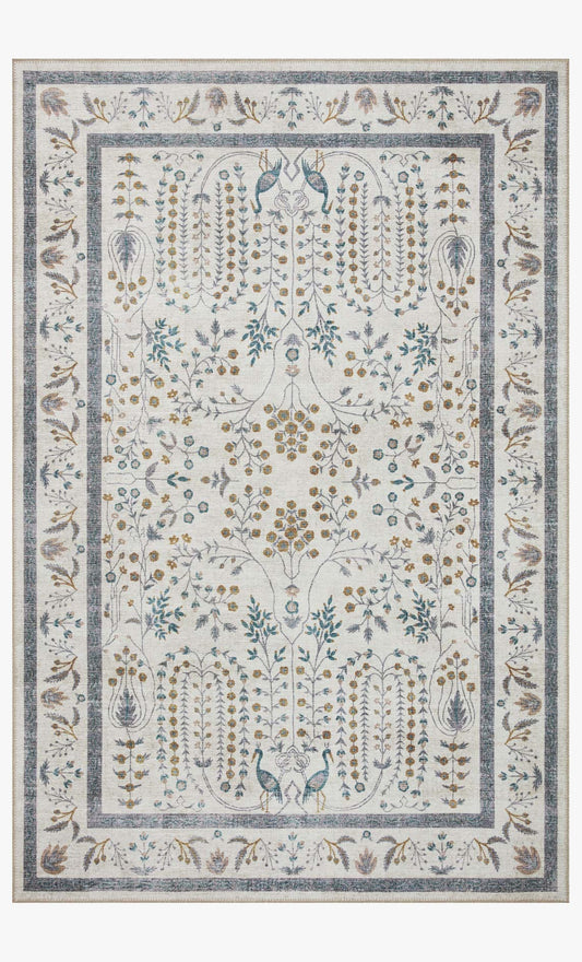 Rifle Paper Co. x Loloi Maison MAO-05 Wisteria Cream