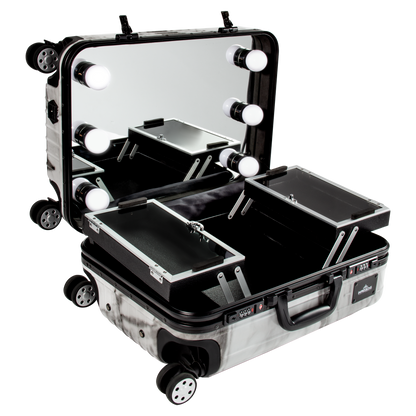 SlayCase® Marble Bella Travel Makeup Case