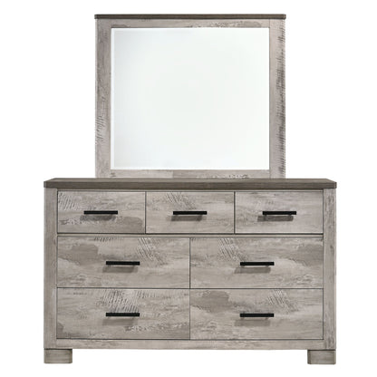 Millers Cove 7-Drawer Dresser with Mirror