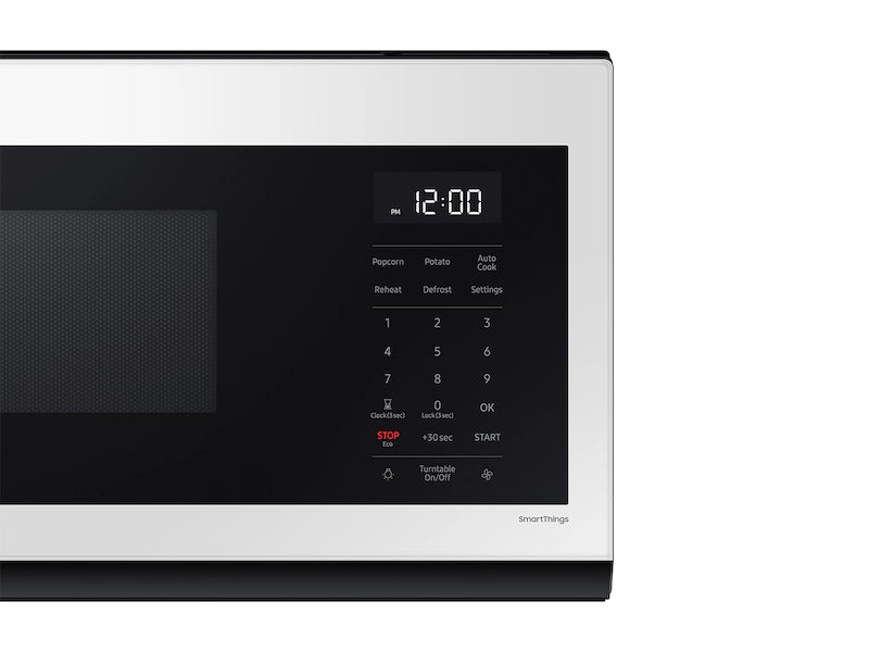 1.1 cu. ft. Bespoke Smart SLIM Over-the-Range Microwave with 400 CFM Hood Ventilation, Wi-Fi & Voice Control