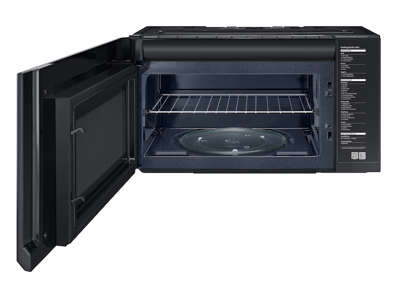 Bespoke Over-the-Range Microwave 2.1 cu. ft. with Sensor Cooking in Fingerprint Resistant Navy Steel