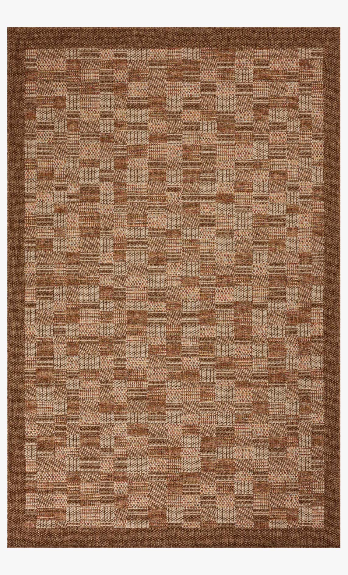 Loloi Merrick MER-04 Chestnut / Fiesta