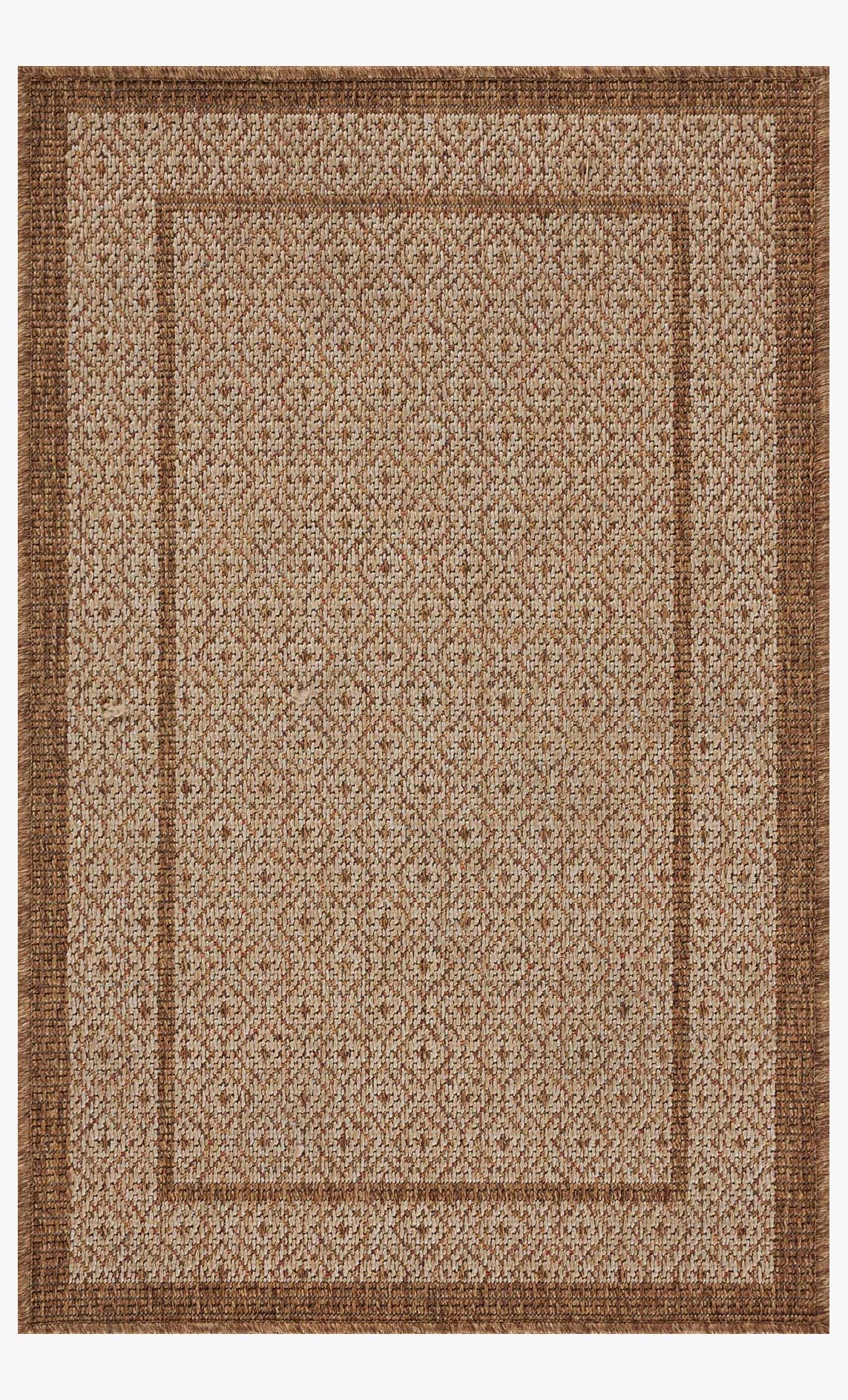 Loloi Merrick MER-05 Chestnut / Oatmeal