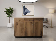 Mhera Kitchen Island en Chocolate