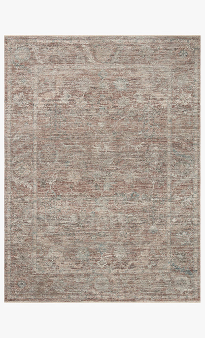 Magnolia Home de Joanna Gaines x Loloi Millie MIE-04 Ladrillo/Niebla