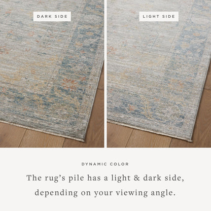Magnolia Home by Joanna Gaines x Loloi Millie MIE-04 Slate / Multi