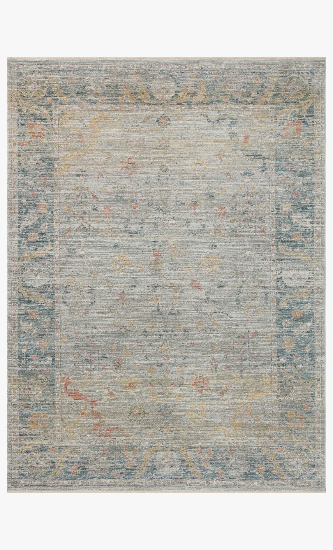 Magnolia Home by Joanna Gaines x Loloi Millie MIE-04 Slate / Multi