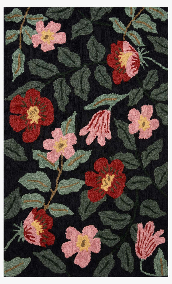 Rifle Paper Co. x Loloi Minnie MIN-06 Black / Multi