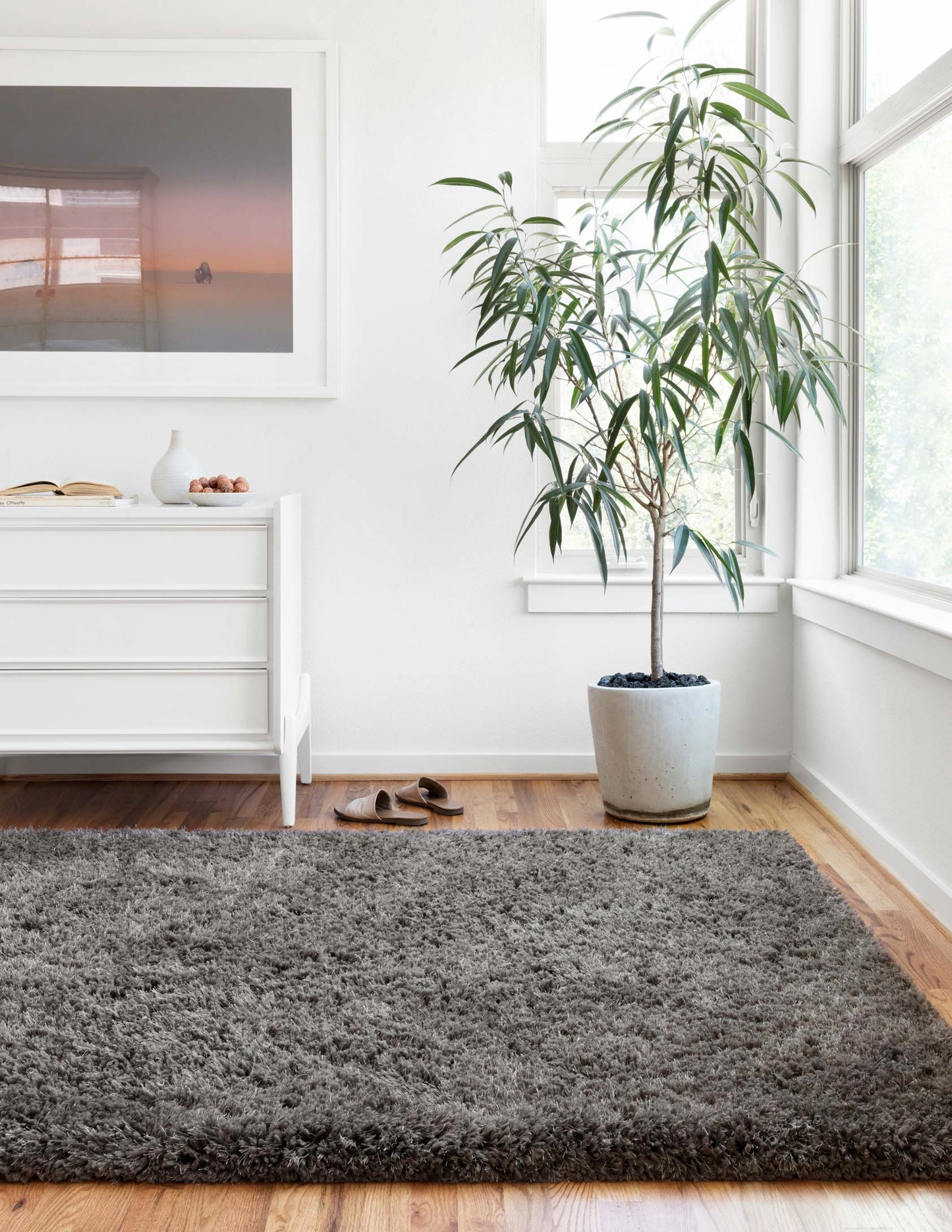 Loloi Mila Shag MIL-01 Carbón