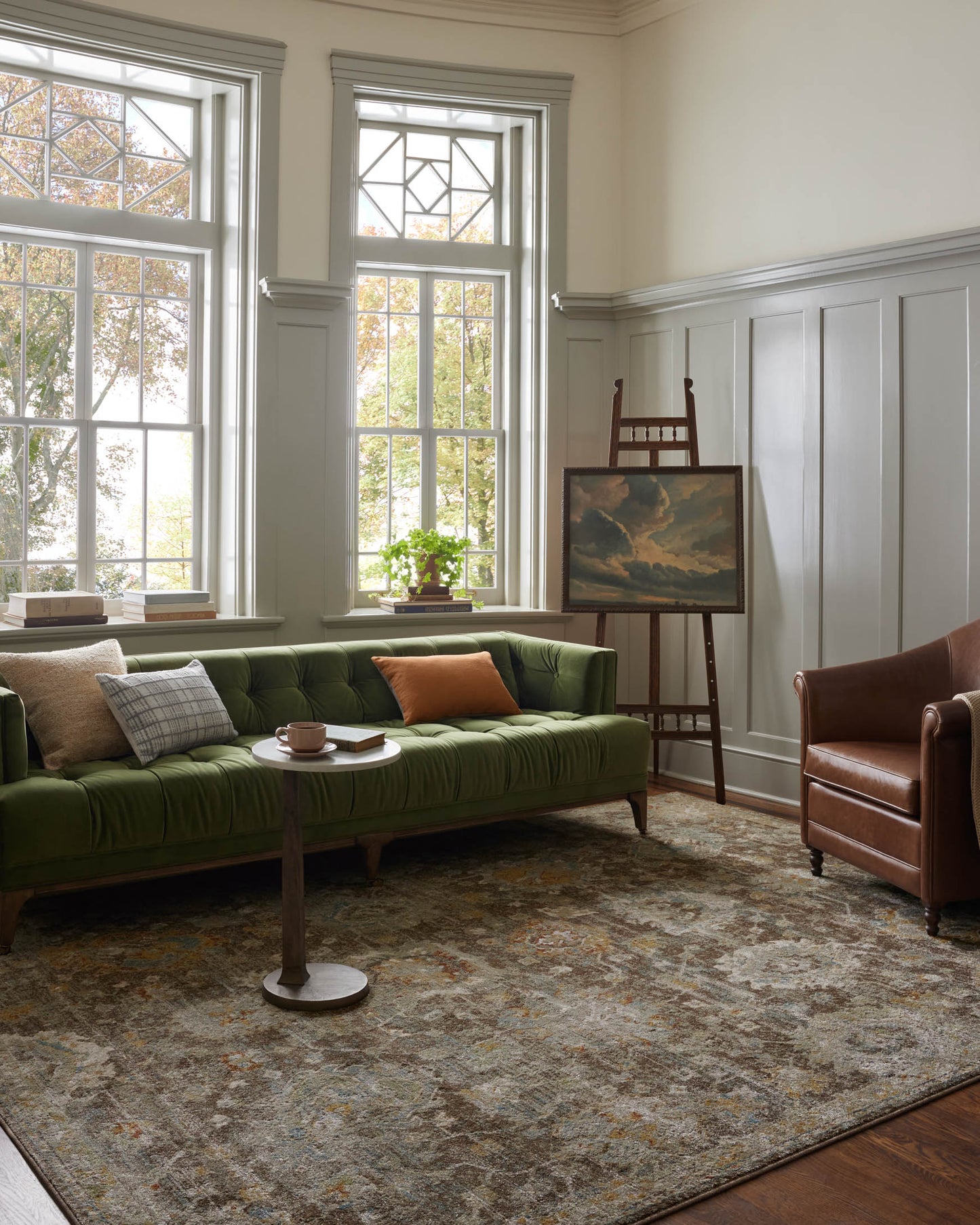 Magnolia Home by Joanna Gaines x Loloi Mona MOA-02 Bark / Multi