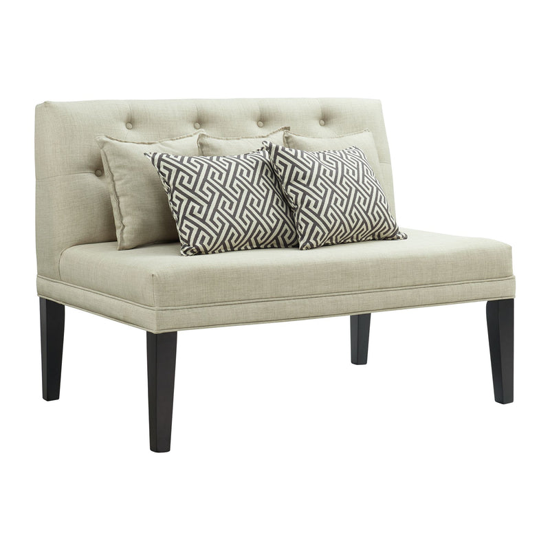 Maddox Dining Loveseat w/Five Pillows