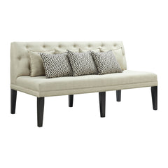 Maddox 4PC Oval Dining Table Set-Table, Corner, Loveseat, & Sofa