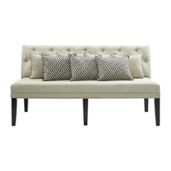 Maddox Dining Sofa w/Seven Pillows