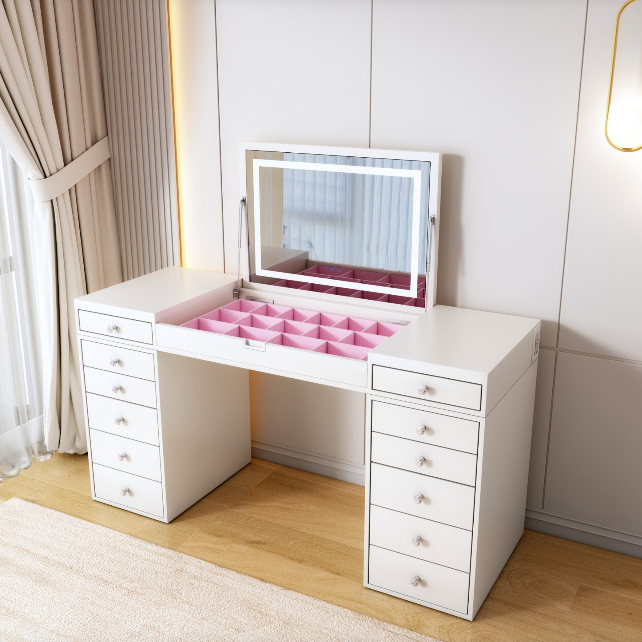Stylish vanities for your daily routine